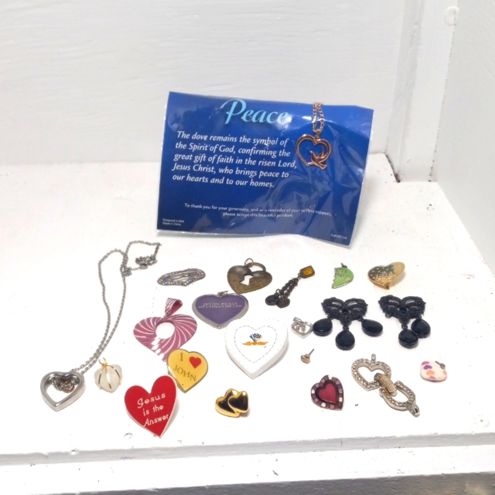 J-4 ♥ themed jewelry lot